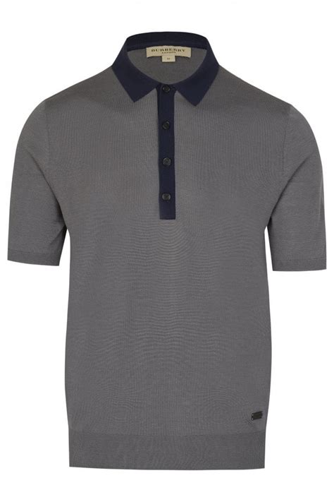 burberry grey polo|Burberry polos on sale.